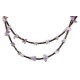 2 Strand Certified Authentic Navajo .925 Sterling Silver Natural Turquoise Amethyst Native American Necklace 750106-38 2 Strand Certified Authentic Navajo .925 Sterling Silver Natural Turquoise Amethyst Native American Necklace 750106-38