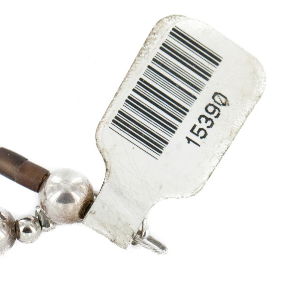 Certified Authentic Navajo .925 Sterling Silver Composite Gaspeite Native American Necklace 15390