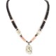 Certified Authentic Navajo .925 Sterling Silver Natural Graduated Heishi White Howlite Native American Necklace 15364-53