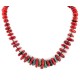 Certified Authentic Navajo .925 Sterling Silver Natural Turquoise Coral Heishi Native American Necklace 15778-35
