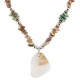 Certified Authentic Navajo .925 Sterling Silver Natural Turquoise Agate Native American Necklace 15151-30