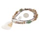 Certified Authentic Navajo .925 Sterling Silver Natural Turquoise Agate Native American Necklace 15151-30