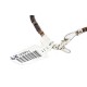 Certified Authentic Navajo .925 Sterling Silver Natural Turquoise Jasper Agate Hematite Native American Necklace 15800-29