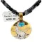 12kt Gold Filled and .925 Sterling Silver Wolf Handmade Navajo Natural Turquoise and Snowflake Stone Native American Necklace 24124-2-7501003 12kt Gold Filled and .925 Sterling Silver Wolf Handmade Navajo Natural Turquoise and Snowflake Stone Native American Necklace 24124-2-7501003