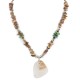 Certified Authentic Navajo .925 Sterling Silver Natural Turquoise Agate Native American Necklace 15151-30