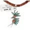 Kokopelli Petit Point Handmade Zuni .925 Sterling Silver Turquoise Coral Goldstone Native American Necklace 24206-1-15786-32 Kokopelli Petit Point Handmade Zuni .925 Sterling Silver Turquoise Coral Goldstone Native American Necklace 24206-1-15786-32