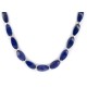 Navajo Nickel Natural Lapis Lazuli Native American Necklace 25317