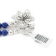 Navajo Nickel Natural Lapis Lazuli Native American Necklace 25317