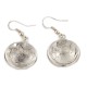 Vintage Style OLD Buffalo Coin Certified Authentic Navajo .925 Sterling Silver Dangle Native American Earrings 18045