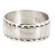 Handmade Certified Authentic Hammered Navajo Nickel Native American Bracelet 12964-1