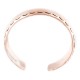 Certified Authentic Hammered Handmade Navajo Pure Copper Native American Bracelet 12963