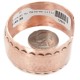 Certified Authentic Hammered Handmade Navajo Pure Copper Native American Bracelet 12963