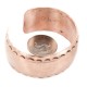 Certified Authentic Hammered Handmade Navajo Pure Copper Native American Bracelet 12963
