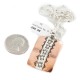 Navajo .925 Sterling Silver Gecko Handmade Certified Authentic Pure Copper Native American Necklace 17038