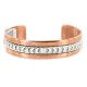 Bear paw .925 Sterling Silver Navajo Handmade Certified Authentic Pure Copper Native American Bracelet 18128-1 Bear paw .925 Sterling Silver Navajo Handmade Certified Authentic Pure Copper Native American Bracelet 18128-1