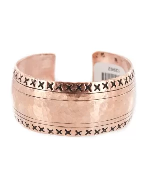 Hammered Handmade Navajo Pure Copper Native American Bracelet 12962 Hammered Handmade Navajo Pure Copper Native American Bracelet 12962