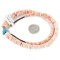 Certified Authentic Navajo .925 Sterling Silver Natural Graduated Melon Shell Turquoise Native American Necklace 7501006-75 Certified Authentic Navajo .925 Sterling Silver Natural Graduated Melon Shell Turquoise Native American Necklace 7501006-75