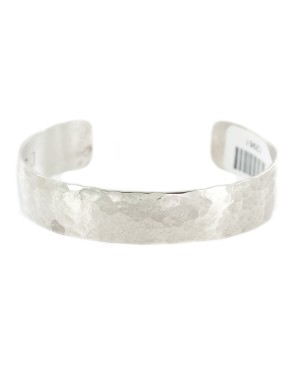 Handmade Certified Authentic Hammered Navajo Nickel Native American Bracelet 12961
