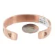 Navajo .925 Sterling Silver Handmade Bear paw Pure Copper Native American Bracelet 18128-2 Navajo .925 Sterling Silver Handmade Bear paw Pure Copper Native American Bracelet 18128-2