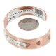 Navajo .925 Sterling Silver Handmade Bear paw Pure Copper Native American Bracelet 18128-2 Navajo .925 Sterling Silver Handmade Bear paw Pure Copper Native American Bracelet 18128-2
