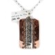 Navajo .925 Sterling Silver Handmade Certified Authentic Pure Copper Native American Necklace 17035