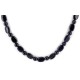 Certified Authentic Navajo .925 Sterling Silver Natural Purple Goldstone Native American Necklace 25308-2
