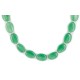 Certified Authentic .925 Sterling Silver Navajo Natural Jade Heishi Native American Necklace 25311-1