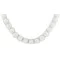 Navajo .925 Sterling Silver White Agate Heishi Necklace NB160109010617
