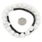 Navajo .925 Sterling Silver White Agate Heishi Necklace NB160109010617