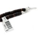 Certified Authentic Navajo .925 Sterling Silver Natural White Agate Heishi Native American Necklace 25313-4