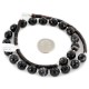 Certified Authentic Navajo .925 Sterling Silver Natural Agate Heishi Native American Necklace 25308-4
