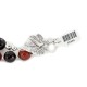 Certified Authentic Navajo Nickel Natural Carnelian Native American Necklace 25304