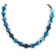 Certified Authentic Navajo .925 Sterling Silver Black Onyx Heishi Dyed Agate Native American Necklace 25308-1 Certified Authentic Navajo .925 Sterling Silver Black Onyx Heishi Dyed Agate Native American Necklace 25308-1