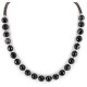 Certified Authentic Navajo .925 Sterling Silver Natural Agate Heishi Native American Necklace 25308-4