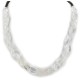 Certified Authentic Navajo .925 Sterling Silver Natural Quartz Heishi Native American Necklace 25313-2 Certified Authentic Navajo .925 Sterling Silver Natural Quartz Heishi Native American Necklace 25313-2