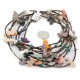 Large Certified Authentic 5 Strand Navajo .925 Sterling Silver Natural Turquoise Multicolor Stones Native American Necklace 17030 Large Certified Authentic 5 Strand Navajo .925 Sterling Silver Natural Turquoise Multicolor Stones Native American Necklace 17030