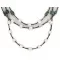 3 Strand Navajo .925 Sterling Silver Natural Turquoise and Mother of Pearl Native American Necklace 15850-181 3 Strand Navajo .925 Sterling Silver Natural Turquoise and Mother of Pearl Native American Necklace 15850-181