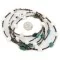 3 Strand Navajo .925 Sterling Silver Natural Turquoise and Mother of Pearl Native American Necklace 15850-181 3 Strand Navajo .925 Sterling Silver Natural Turquoise and Mother of Pearl Native American Necklace 15850-181