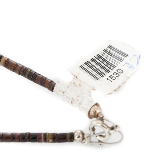 3 Strand Certified Authentic Navajo .925 Sterling Silver Natural Multicolor Stones Turquoise Amethyst Tigers Eye Jade Lapis Native American Necklace  15795-61