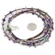 3 Strand Certified Authentic .925 Sterling Silver Navajo Natural Turquoise and Amethyst Native American Necklace 15401-30