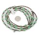 3 Strand Certified Authentic Navajo .925 Sterling Silver Natural Turquoise Jade Native American Necklace 15835-16