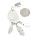 Feather Certified Authentic .925 Sterling Silver Handmade Navajo Natural Turquoise Native American Pendant 14990-1