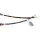 Certified Authentic Navajo .925 Sterling Silver Coral White Howlite Hematite Native American Necklace 16095