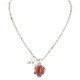 Certified Authentic Navajo .925 Sterling Silver Natural Red Jasper Native American Necklace 12908-6