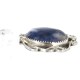 Certified Authentic Navajo .925 Sterling Silver Natural Lapis Native American Necklace 12908-1
