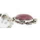 .925 Sterling Silver Certified Authentic Navajo Natural Charoite Native American Necklace 12908-9