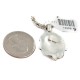 .925 Sterling Silver Certified Authentic Navajo Natural Charoite Native American Necklace 12908-9