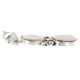 .925 Sterling Silver Certified Authentic Navajo Natural Mother of Pearl Native American Necklace 12910-1