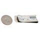 Handmade Certified Authentic Navajo Nickel and .925 Sterling Silver Natural Turquoise Native American Money Clip 11240-2