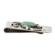 Handmade Certified Authentic Navajo Nickel and .925 Sterling Silver Natural Turquoise Native American Money Clip 11250-8 Handmade Certified Authentic Navajo Nickel and .925 Sterling Silver Natural Turquoise Native American Money Clip 11250-8